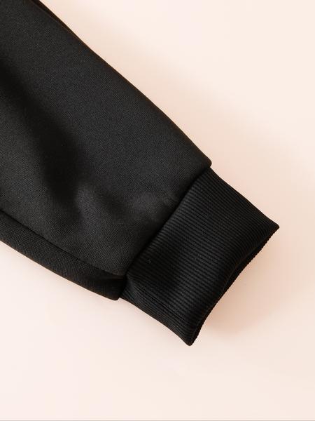 Boys' Fall & Winter Fleece Set, Dinosaur Cartoon Print Hoodie & Jogger Pants Two-Piece, Casual Warm Kids Clothing Gift Idea