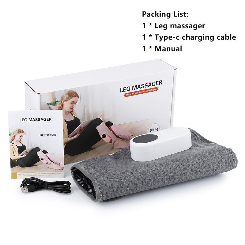 Cordless Air Compression Leg Massager, 1 Count 3 Heating 3 Modes Calf Massager, Professional Leg Relaxation Massager for Women & Men