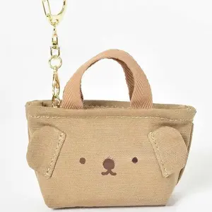 High Quality Hot Anime Miffy Kawaii Cartoon Multifunction Embroidery Canvas Bag Small Rabbit Hanging Bag Mini Storage Bag Gift