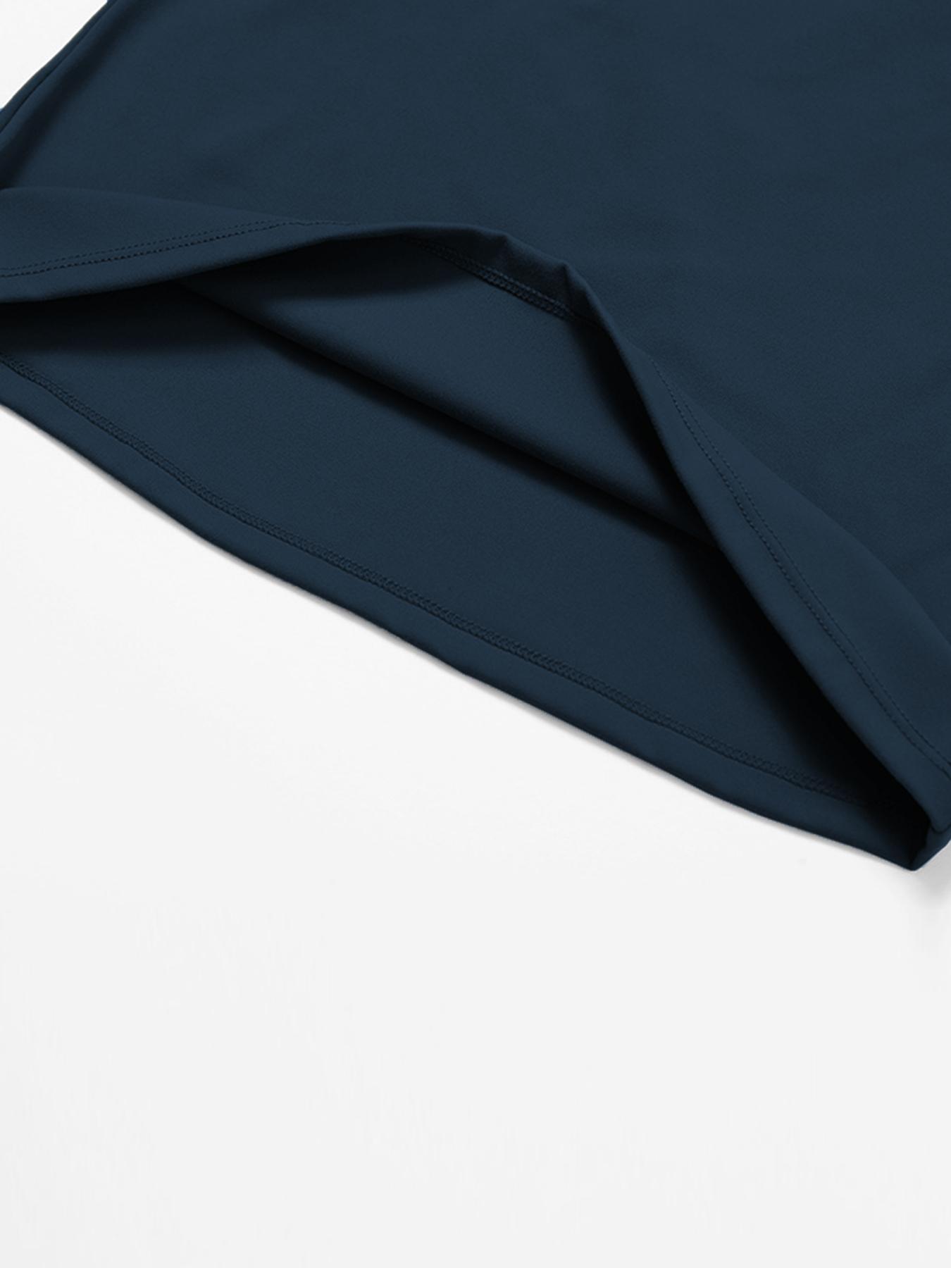 Women's Solid Long Sleeve Sports Tee, Quick Drying Breathable Comfortable Sports T-shirt for Yoga Gym Workout Running, Ladies Sportswear for Spring & Fall, Gym Yoga Tops, Athletic Yoga Tops