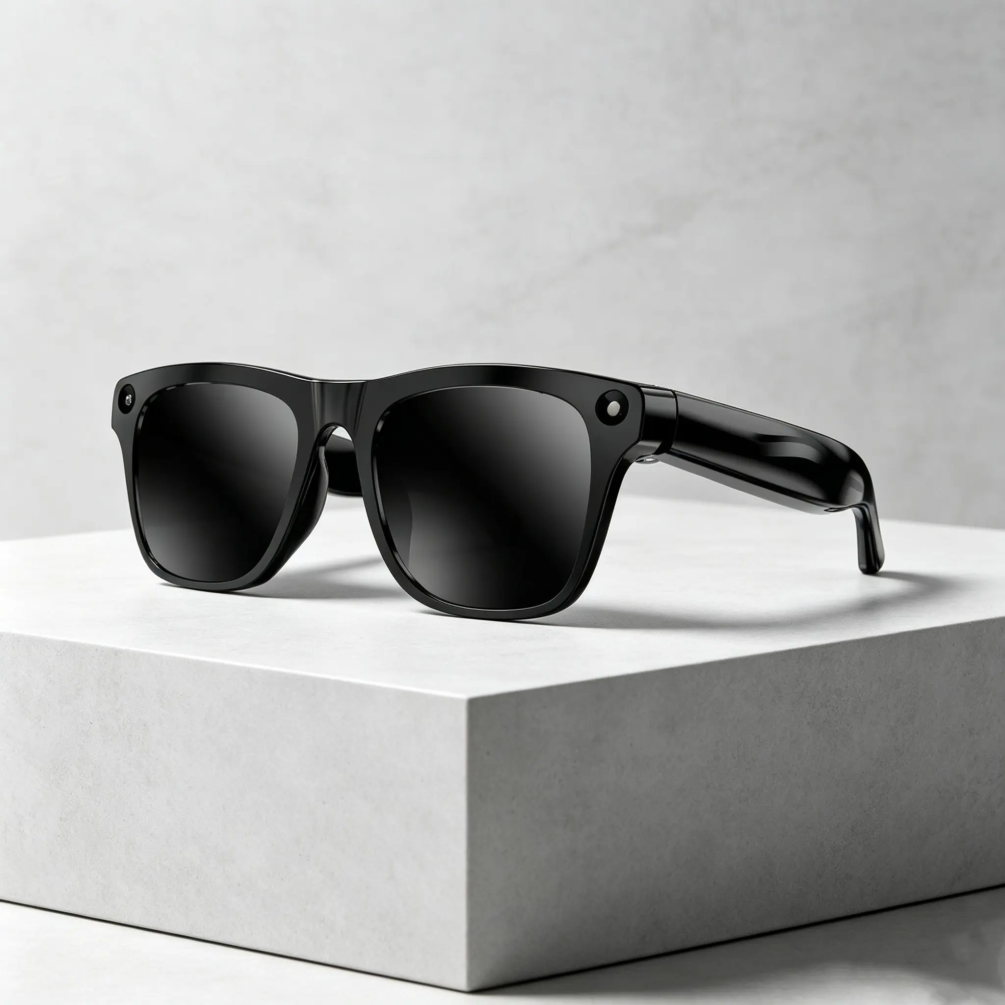 All-in-one smart camera glasses with 8MP HD lens, supporting one-click photo and video recording, AI translation, Bluetooth calling, WiFi transmission and three types of lenses.