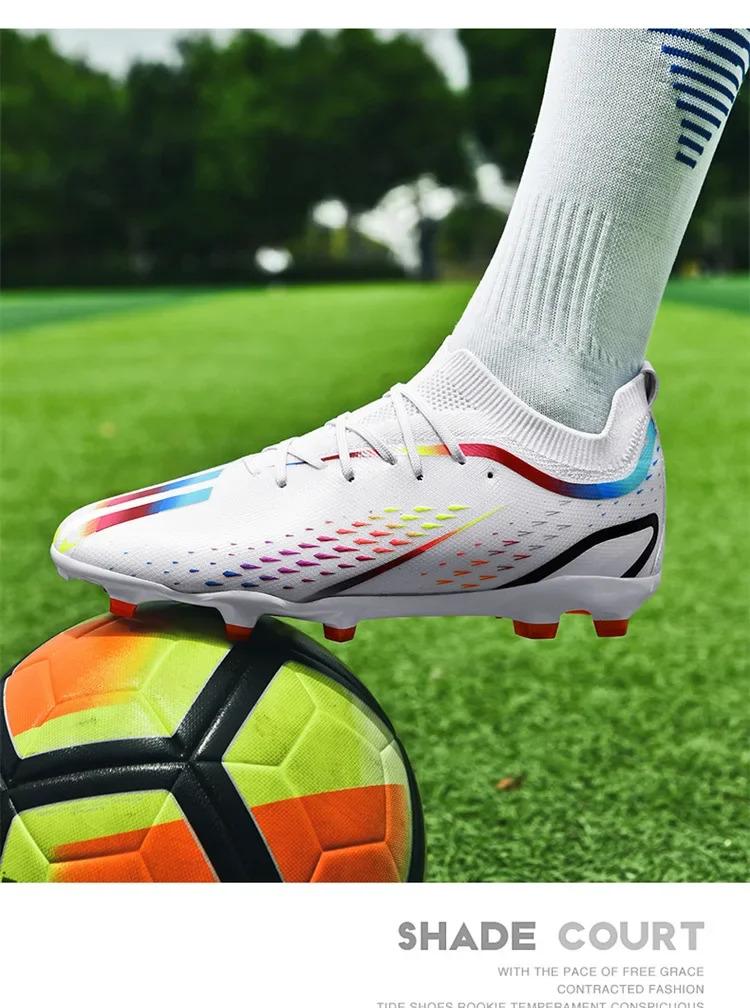 New Cross-Border Football  for Men And Women Training Cleats Short Durable for Primary And Middle School Students anti-slip sport shoe