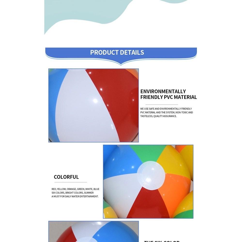 ShipBeach Ball Thick Durable For Pool Party Outdoor Games Sports Inflatable Toys