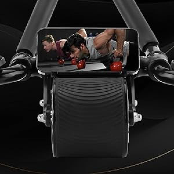 Elbow Support Automatic Rebound Abdominal Wheel,Ab Roller for Abdominal Exercise Machine,Dolly Core Strengthening Trainer Fitness Belly Training Ab Roller