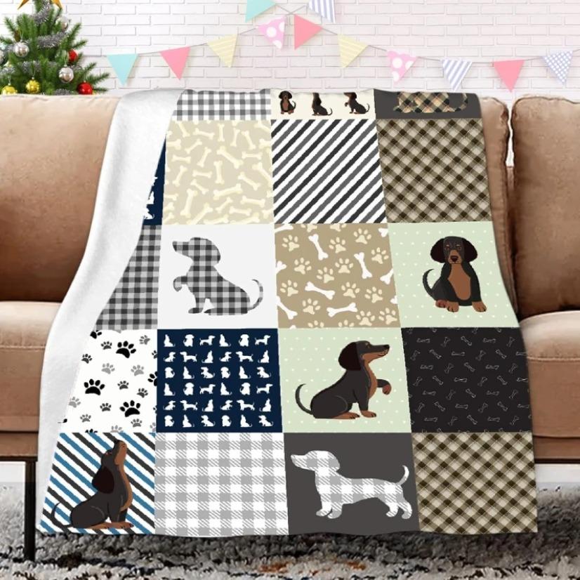 Dachshund Dog Pet Themed Blanket Ultra Soft Flannel Cozy Warm Bedroom Couch Sofa Throw Decor Decorative Throw Perfect Birthday Gift Christmas Gift for Kids Adults Viral Trending Cute Wiener Aesthetic Style Dachshund Dog Pet Themed Blanket Ultra Soft Flannel Cozy Warm Bedroom Couch Sofa Throw Decor Decorative Throw Perfect Birthday Gift Christmas Gift for Kids Adults Viral Trending Cute Wiener Aesthetic Style