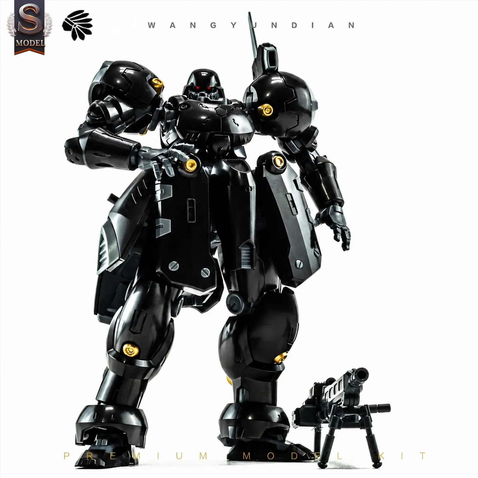 1/144 Scale Reassembly Assault Mech Model Kit, Full Skeleton Movable Robot, Tactical Gear & Replacement Hands, DIY Sci-Fi Handmade Gift, Mecha Assembly Model (14cm/5.5in)