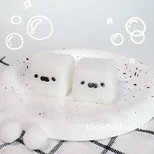 Seal Sugar Cube Squishy Toy | Hand-made | Stress reliever | Slime toy