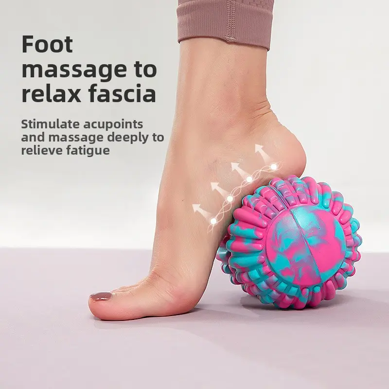 Fascia Ball Massage Ball Muscle Relaxation Peanut Ball Rolling Ball Hand Shoulder Neck Foot Massage Fitness Yoga Ball