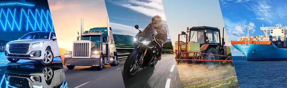 Cigarette Lighter Socket Car Marine Motorcycle ATV RV Lighter Socket Power Outlet Socket Recket Receptacle 12V Waterproof Plug by