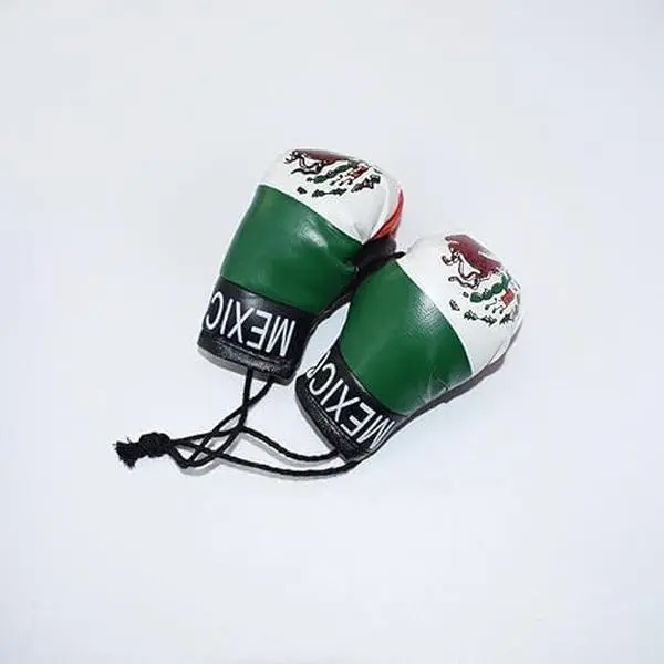 Unisex 1-Pair Micro Punch Mitts Boxing Themed Keychain Set with Hook, Cool Keychains, Sports & Outdoor Accessory, Car Decor