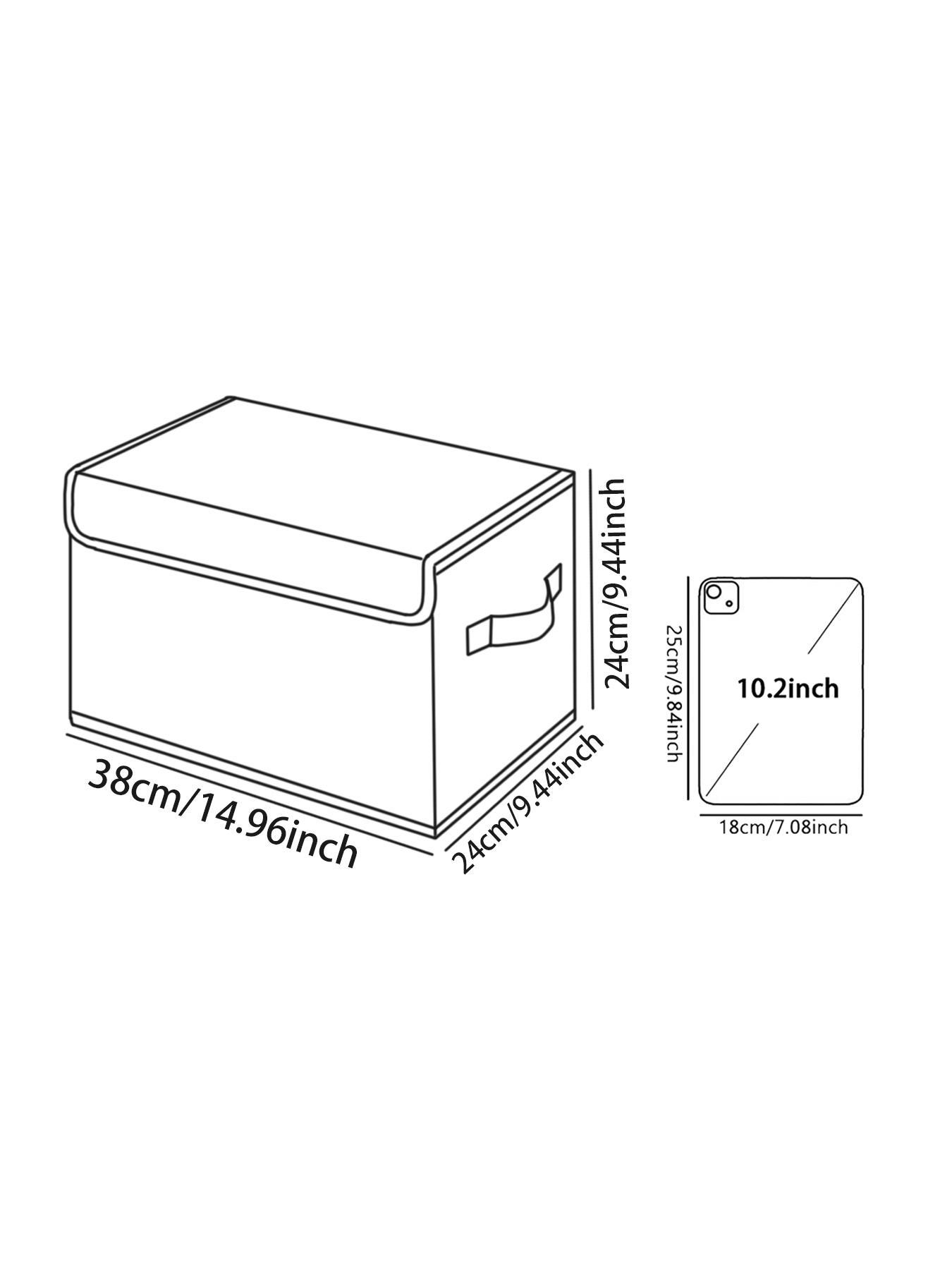 Dinosaur Pattern Printed Storage Box with Lid and Handle, Ideal for Organizing Clothes, Blankets, Sheets, and Toys in Bedroom or Under Bed