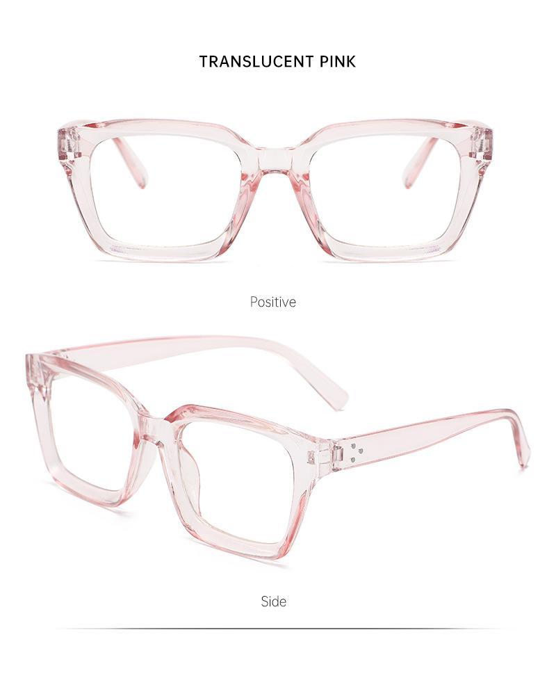 4-Pack Unisex Fashion Geometric Frame Decorative Glasses, Suitable for Parties, School, Shopping, Daily Use, Halloween, Christmas, Easter, Valentine's Day, Independence Day, Thanksgiving, New Year round