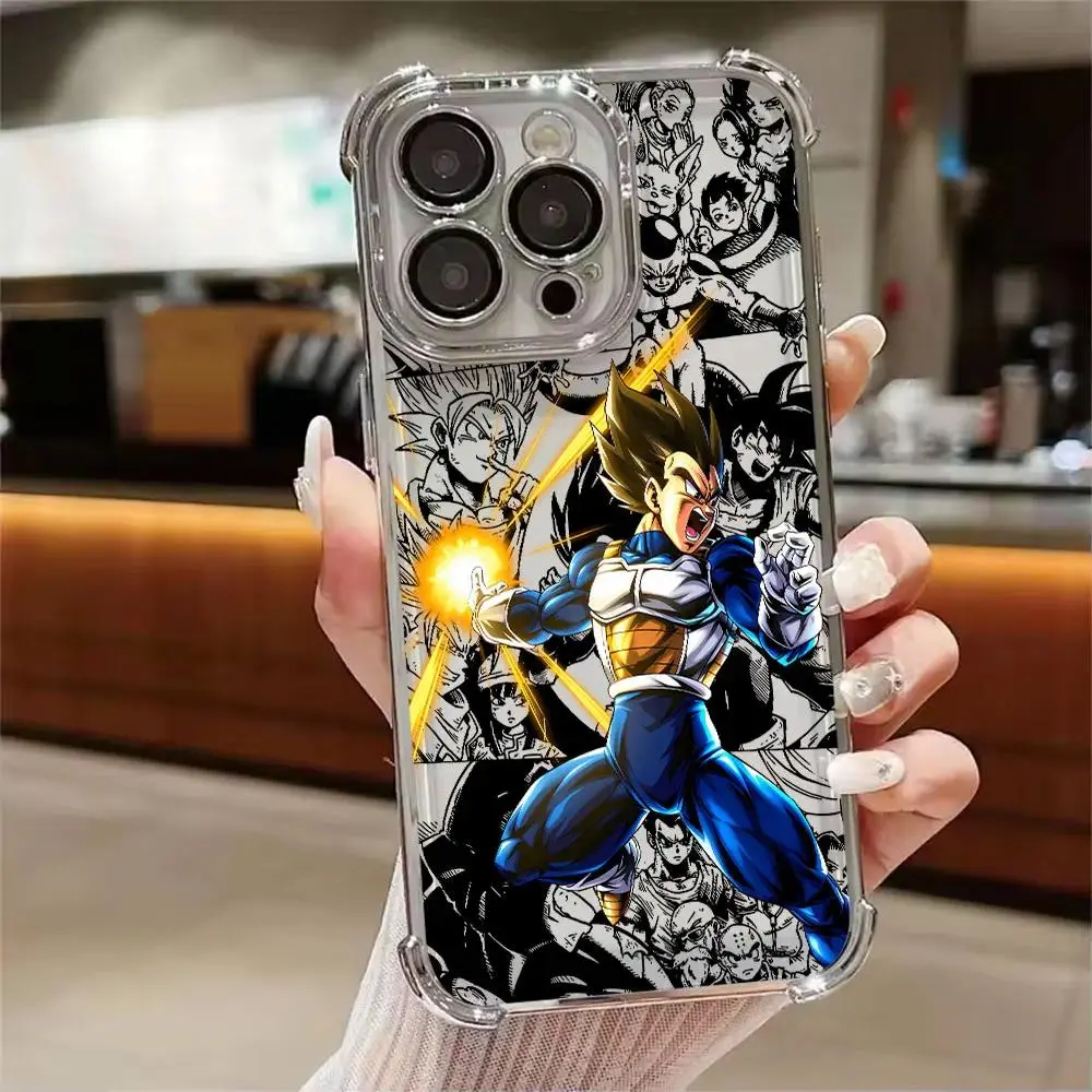 Anime Goku Vegeta Frieza D- Phone Case For iPhone 17 Air 16 15 14 13 12 11 Pro Max Plus