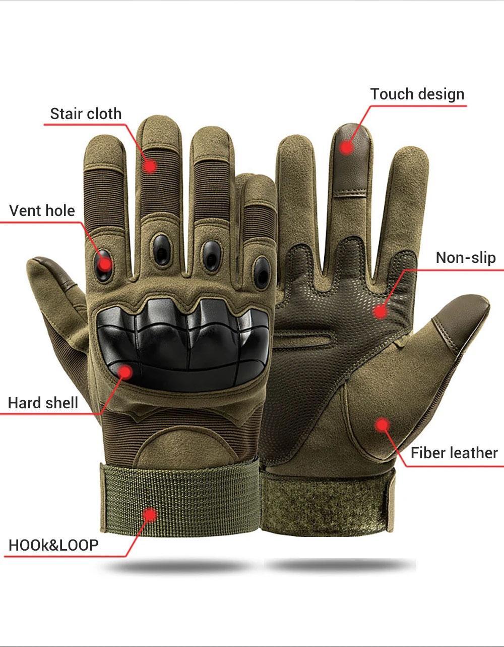 Outdoor Hunting Camping Gloves, Tactical Fighting Protective Gloves, Mountaineering Boxing Gloves, Wilderness Survival Equipment