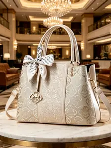 New Traditional Chinese Style Handbag, Soft Color Large Capacity Multi-Layer, Detachable Strap Crossbody, Elegant Commuter Bag for Women