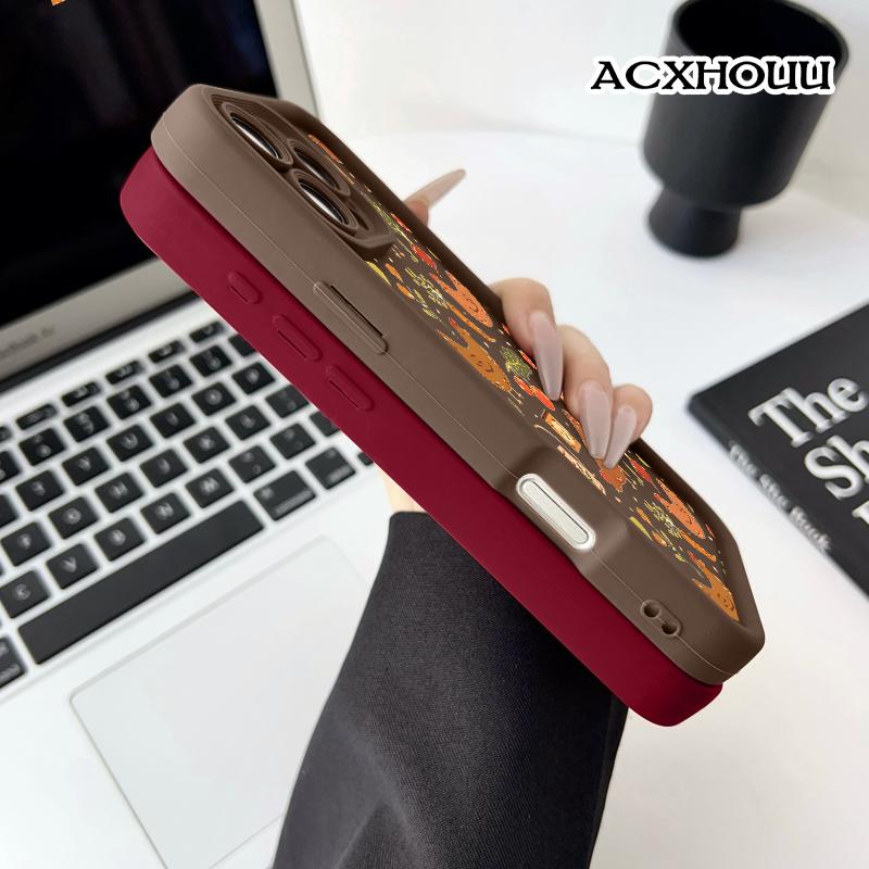 Farm Chicken Pattern Pattern Case for iPhone 17 16 E Pro Max 15 Plus 14 13 12 11 XS XR Soft TPU Bumper Drop Protection Durable Back Cover