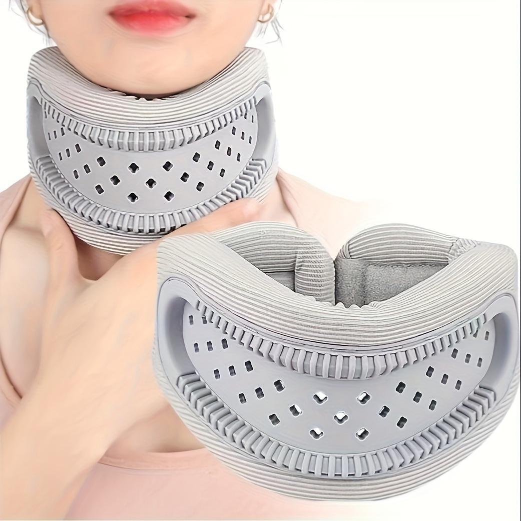Breathable Neck Support Gear - Adjustable Posture Correction Device Posture Straightener to Prevent Shoulder Slouching, Features a Collar Support Design, Portable and Lightweight for Travel, Office Use, and Home
