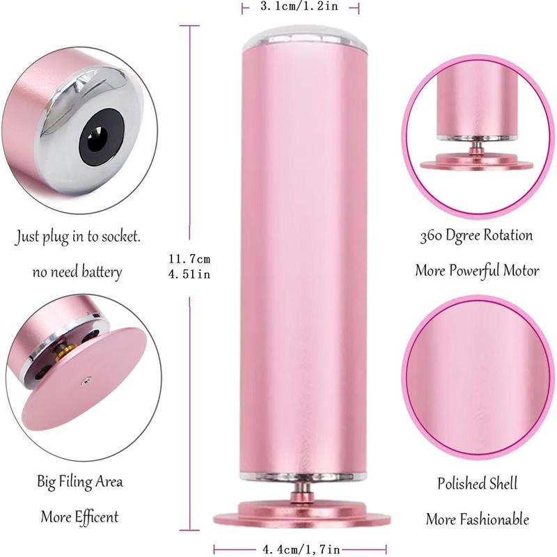 Electric Foot File, 1 Box Foot Dead Cell Remover, Professional Foot Care Device for Home & Travel, Gift