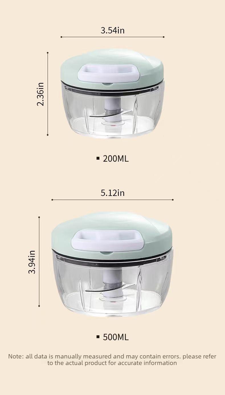 Manual garlic grinder, garlic mincer, garlic pounder, small household kitchen meat grinder