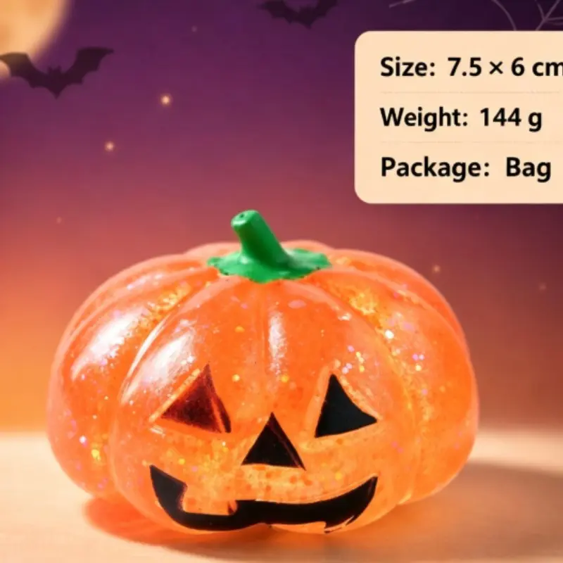 Halloween Large Pumpkin Mallow Stress Relief Fidgeting Toy, Slow Rebound Squishy, Pressure Release Fun, Perfect for Halloween Gifts