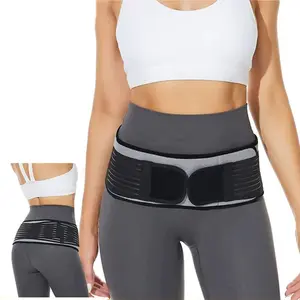 Adjustable Pelvic Support Belt, Breathable Hip & Waist Compression Brace, Daily Comfort, All Seasons, Plain Pattern, Hernia Belt