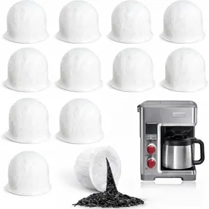 12 Pack WGCM350 Activated Carbon Water Filter Pods Replacement for Coffee Maker System - Compatible with WGCM100S WGCM110S WGCM120S