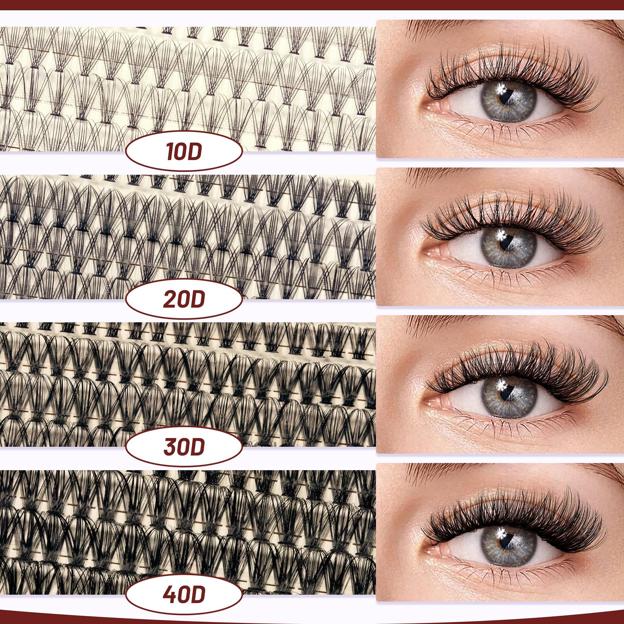 Diy Eyelash Curler Set, Natural Eyelash with Eyelash Bond & Seal, Eyelash Remover, Eyelash Mousse, 2 Eyelash Shampoo Brushes, Tweezers, Eyelash Curler Eyelash Tools Curl Lashes Makeup