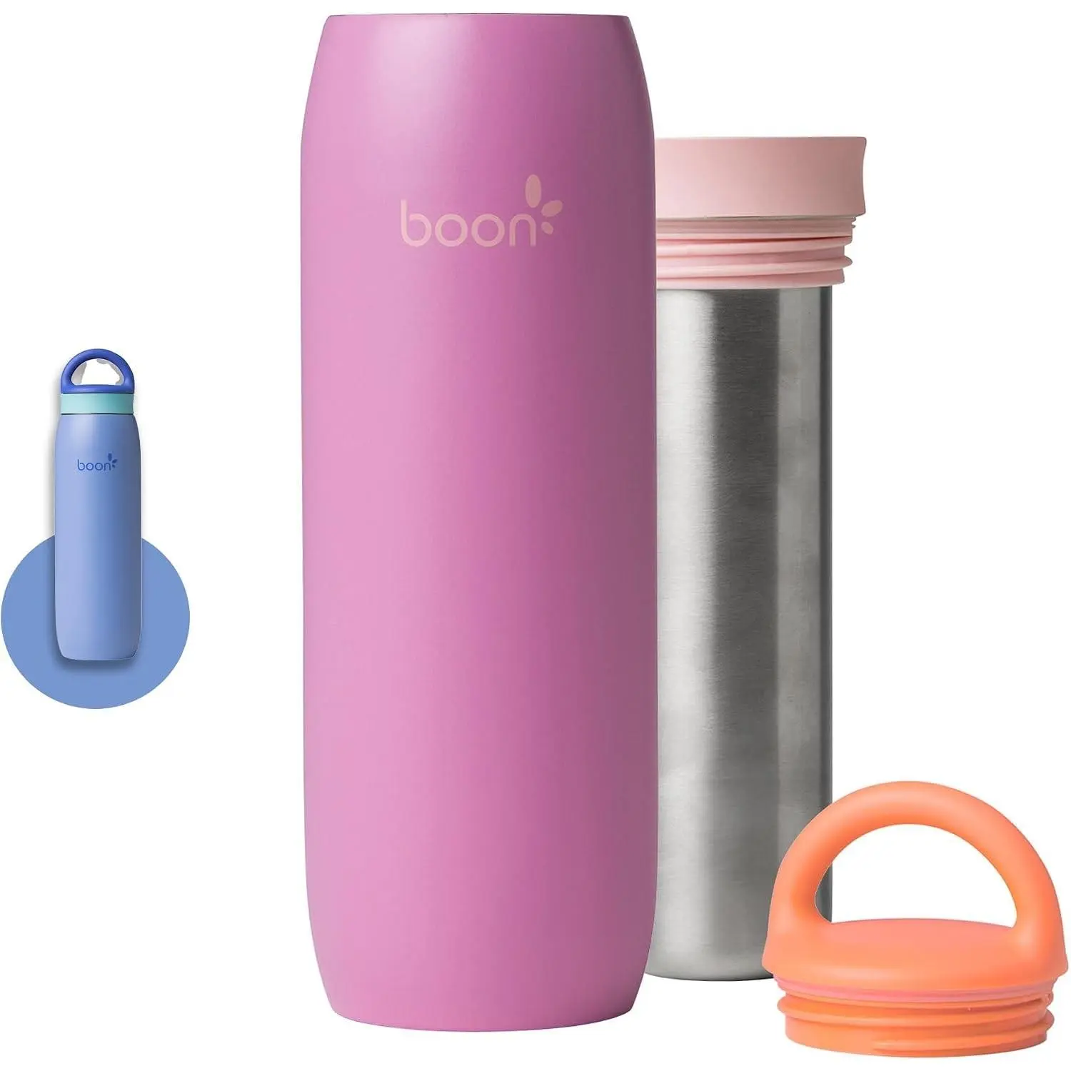 Frosh Portable Breastmilk Chiller - Insulated Stainless Steel Cooler and Storage Container - Purple - Keeps Milk Cold for up to 17 Hours*Gift