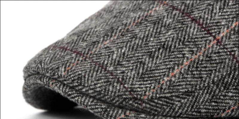 HT1329 Berets for Men Autumn Winter Men Cap Wool Beret Hat Retro Plaid Advanced Flat  Cap Classic Vintage Striped Beret Cap