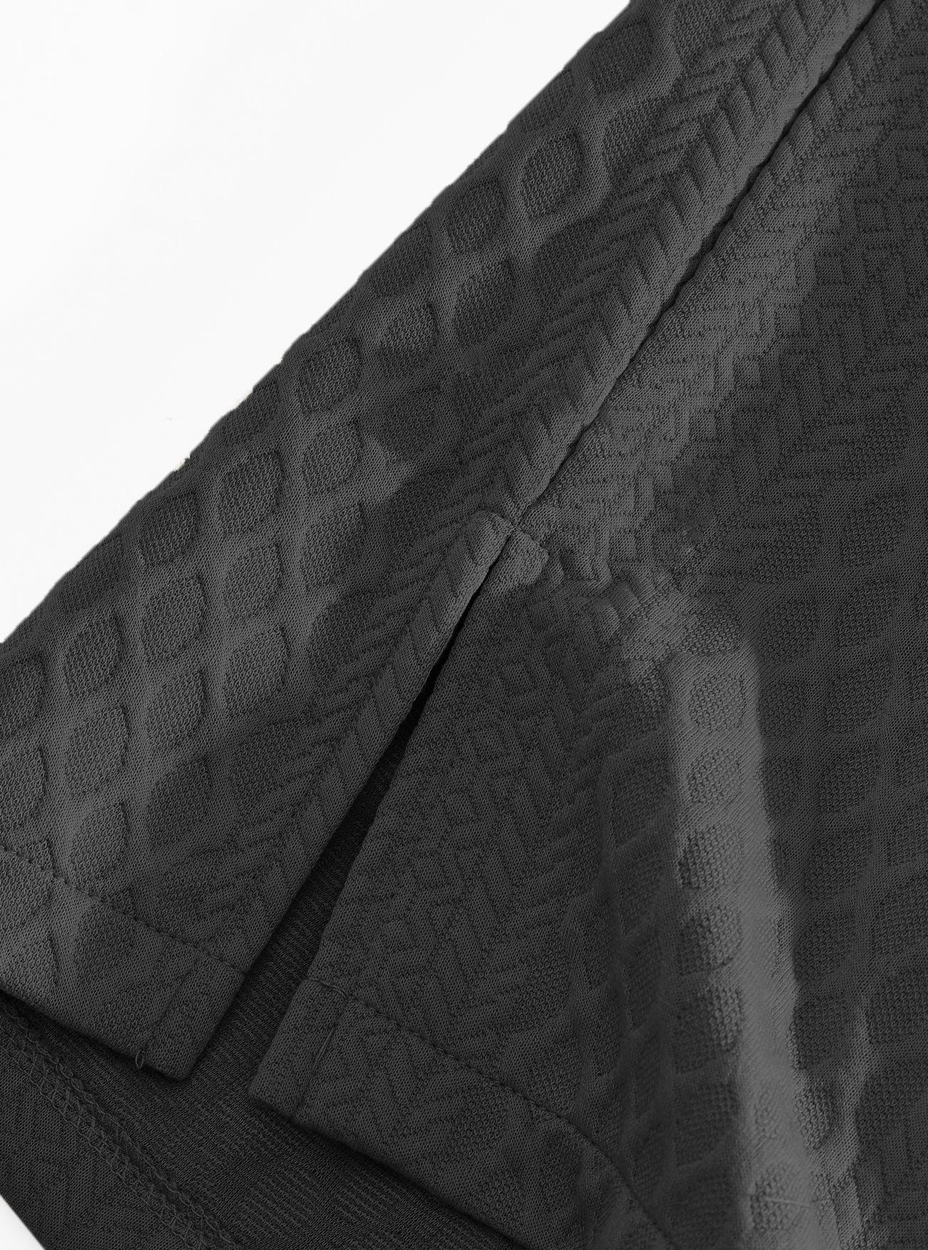 New loose casual sports pants with textured jacquard knit, European and American , available on Temu