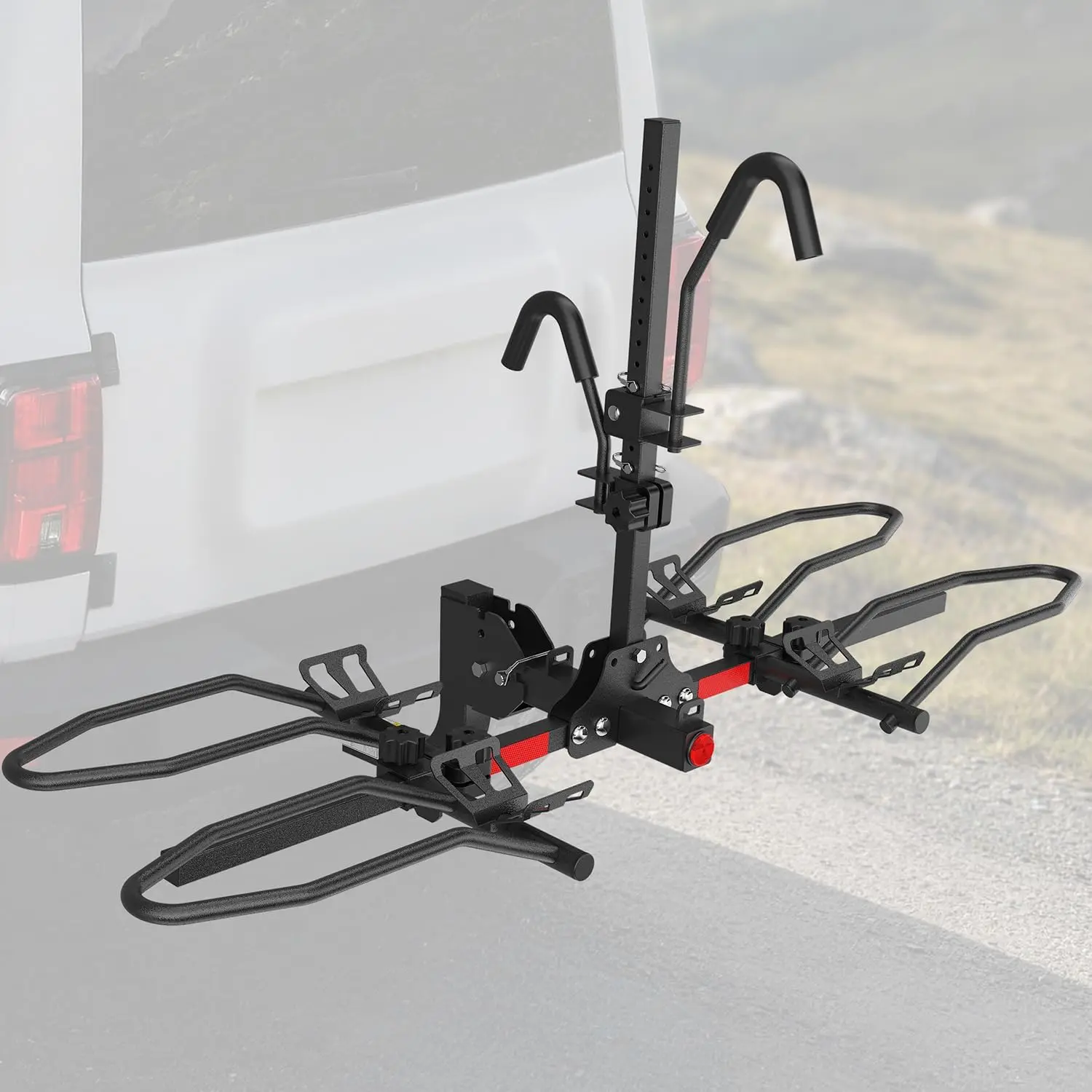 2  Heavy Duty Ebike Rack for  SUV 2" Hitch Receiver, 200 LBS