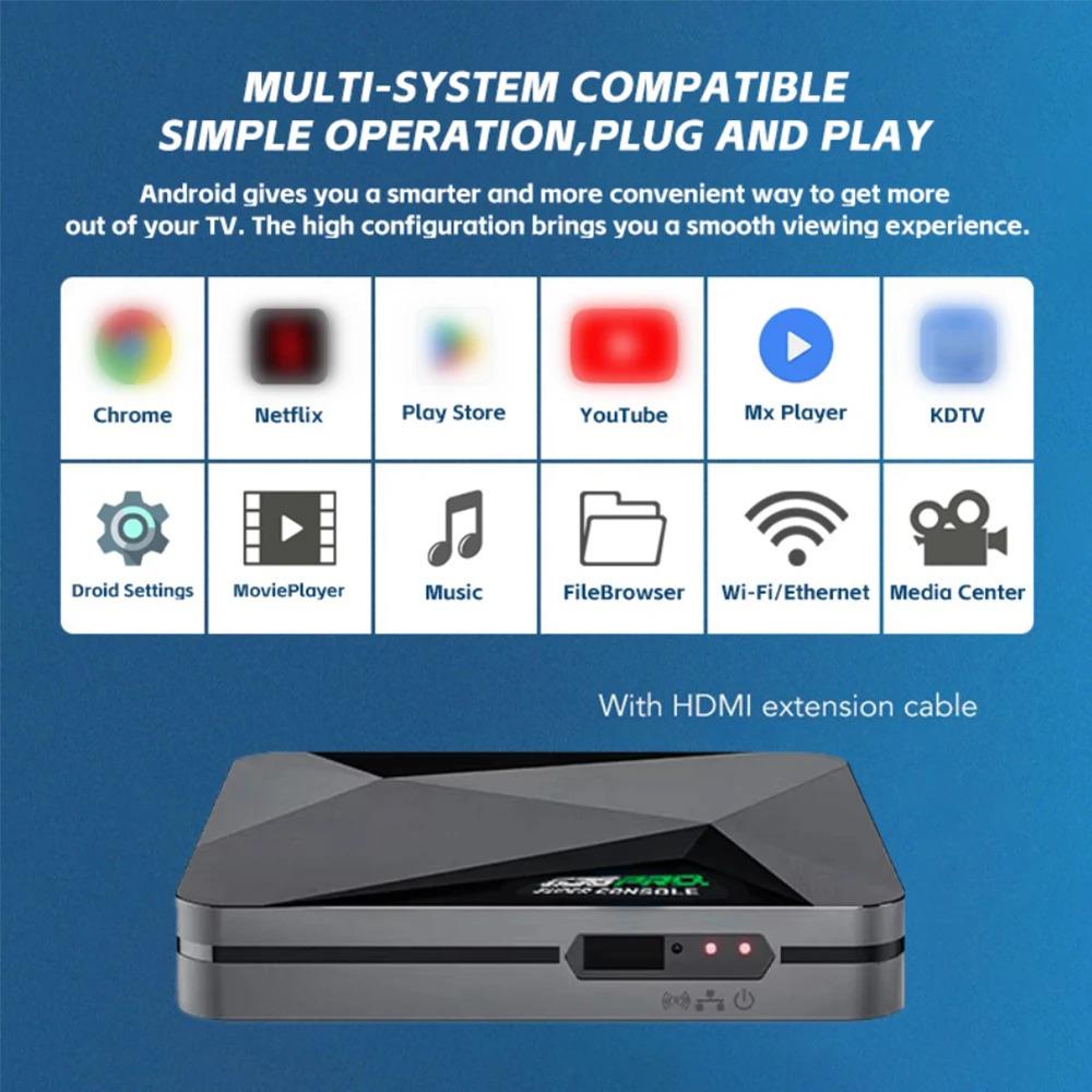 G36 Pro Retro Game Console with 120,000+ Classic Games for PS1/GBA/CPS| Rechargeable Wireless Controller| Perfect Kids Gift & Family Entertainment G36 Pro Retro Game Console with 120,000+ Classic Games for PS1/GBA/CPS| Rechargeable Wireless Controller| Perfect Kids Gift & Family Entertainment