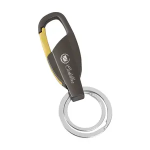 Car Key Chain Rings Leather Emblem Keychain Auto Keyring Decal For Cadillac Escalade CTS ATS XTS CT4 CT5 XT5 XT4 XT6 CT6 Lyriq SRX ELR Celestiq EXT XLR