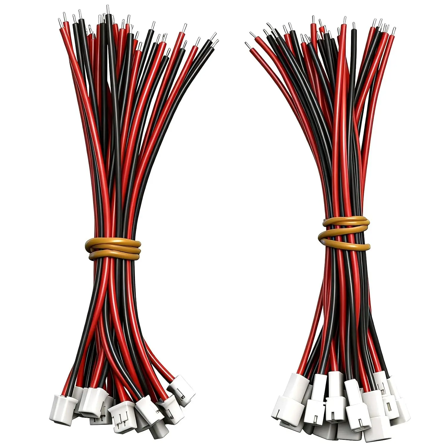 30PCS JST PH2.0 Connector Female and Male JST PH2.0 Wire Cables 100mm JST PH 2.0 Connector Kit