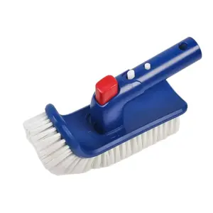 Pool Cleaning Brush with 180° Rotating Handle, Multi-Angle Pool Wall Brush, Durable Non-Slip Design, Efficient Deep Clean Tool