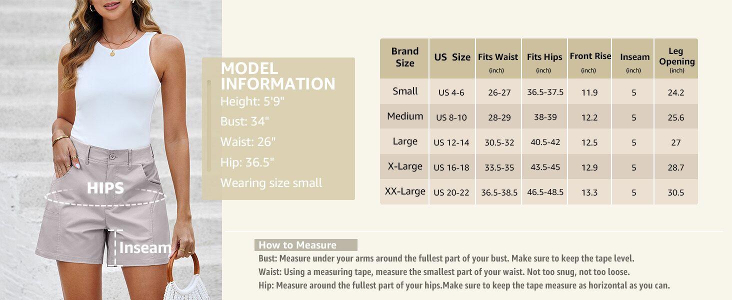 luvamia Shorts for Women Trendy Casual Summer High Waisted Chino Shorts Ribbed Elastic Waist Comfy Shorts with Pockets Womenswear Bottom Fitted Minimalist jorts jean shorts luvamia Shorts for Women Trendy Casual Summer High Waisted Chino Shorts Ribbed Elastic Waist Comfy Shorts with Pockets Womenswear Bottom Fitted Minimalist jorts jean shorts