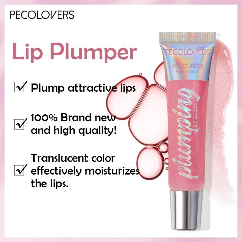 Long Lasting Moisturizing Jelly Lip Gloss, 1 Count Glitter Plumping Lip Glaze, Water Light Mirror Liquid Lipstick, Women Lips Makeup Cosmetics