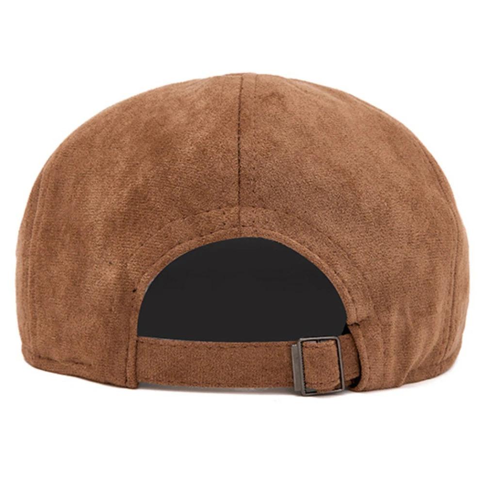 HT4971 Mens Berets Women Autumn Winter Hat Vintage Artist Painter Beret Hat Male Female Ivy Flat Cap Suede Octagonal Beret Caps
