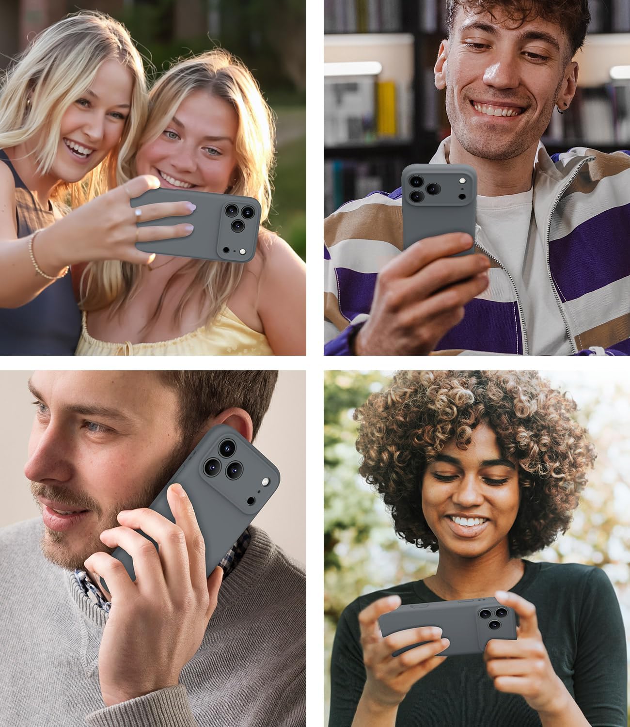 DarlingCase Liquid Silicone iPhone 17 Pro Max Case, Compatible with iPhone 11 12 13 14 15 16 17 Series (Pro / Pro Max / Plus), Solid Color Shockproof Cover with Precise Cutouts and Responsive Buttons – Smooth Feel, Clean Look, Ready to Roll