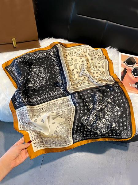 Women's Fashion Floral Scarf for Bohemian Style, Elegant Headscarf and Hairband for All Seasons, Perfect Accessory to Enhance Your Look