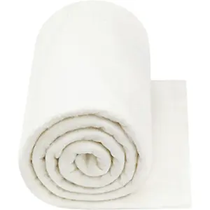 Natural Cotton Batting for Quilts: 79-Inch x 91-Inch Light Weight Purely Natural All Season Quilt Batting for Quilts, Craft and Wearable Arts