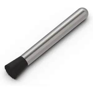 8" Muddler for Cocktails, Stainless Steel Cocktail Drink Muddler Bartender Accessories, Lemon Smasher for Home Kitchen Bar Tools, Bartending Supply Ice Crusher for Mojitos Fruit Drinks