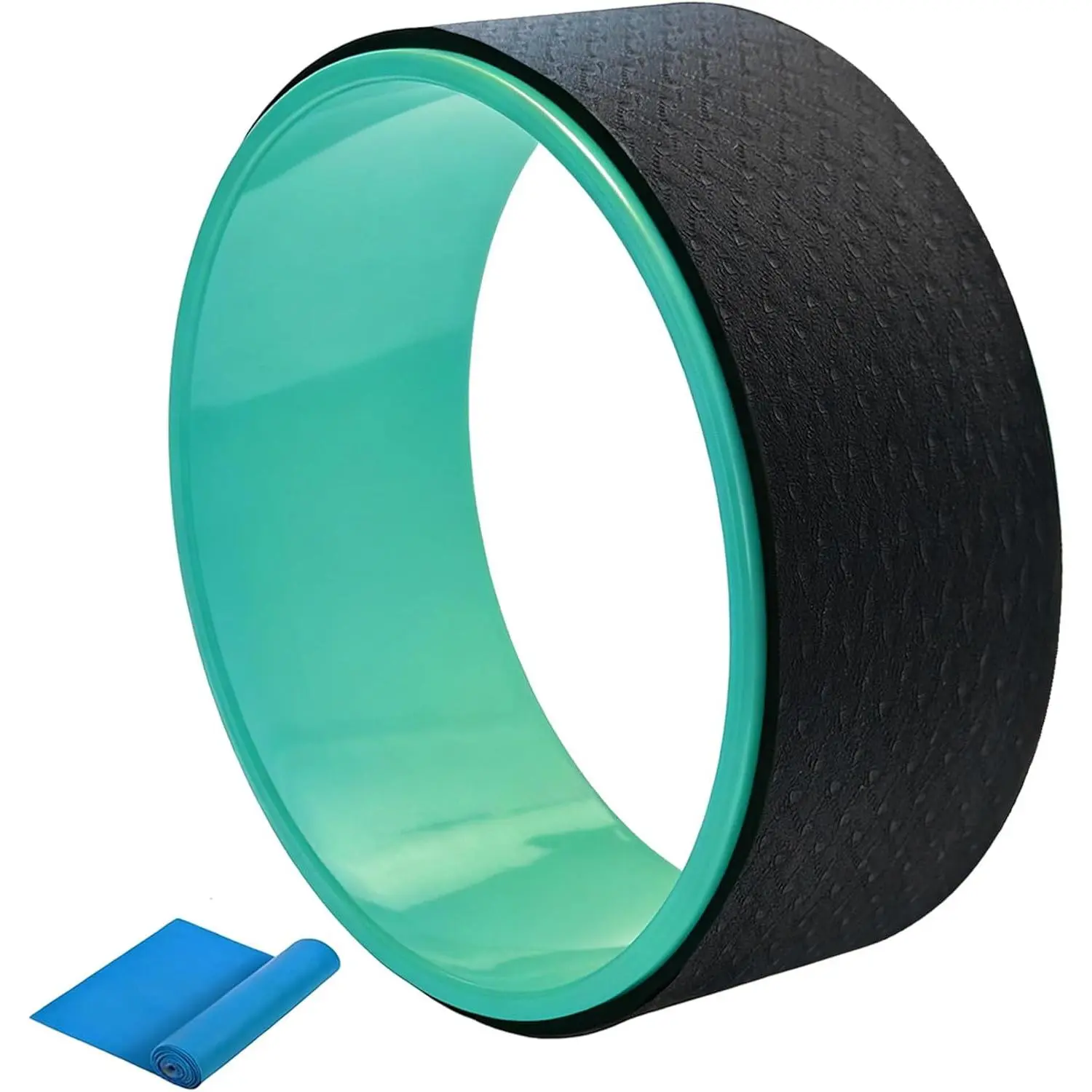 Yoga Wheel 13 inch Yoga Wheel for    and  Comfortable Dharma Yoga Prop Wheel with Free Yoga Bands