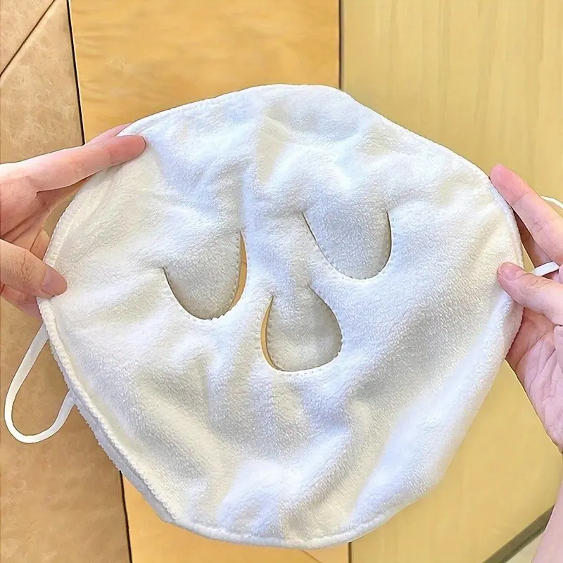 1/ 2pcs Hot facial mask, reusable hot and cold skin care steam facial towel, Apply face towels, nourish the skin, clean the face, apply hot and cold compresses for home use