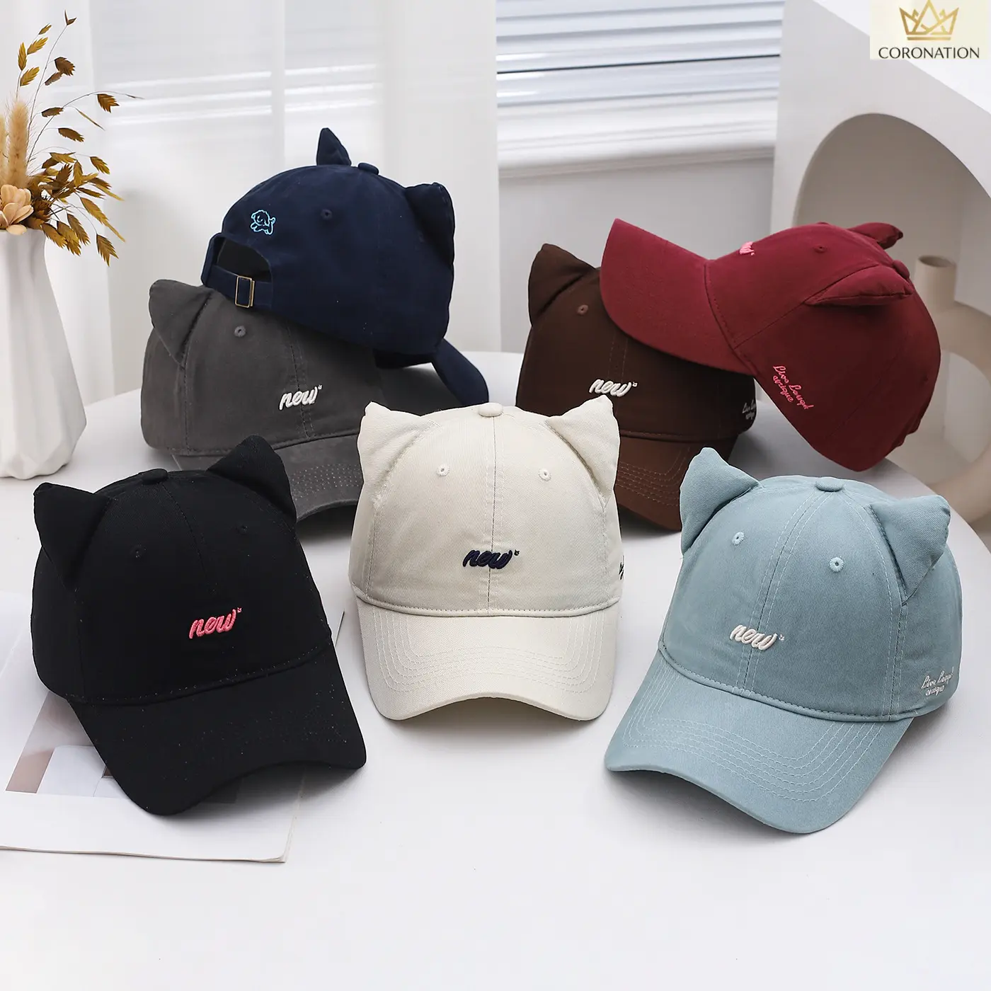 Cute Cat Ear Baseball Cap for Women, Aesthetic Y2K Kawaii Embroidered Letter Hat, Trendy Animal Style Adjustable Sun Protection Dad Cap, Lightweight Comfortable Casual Streetwear Accessory for Travel, Beach, Outdoor Activities & Everyday Outfits