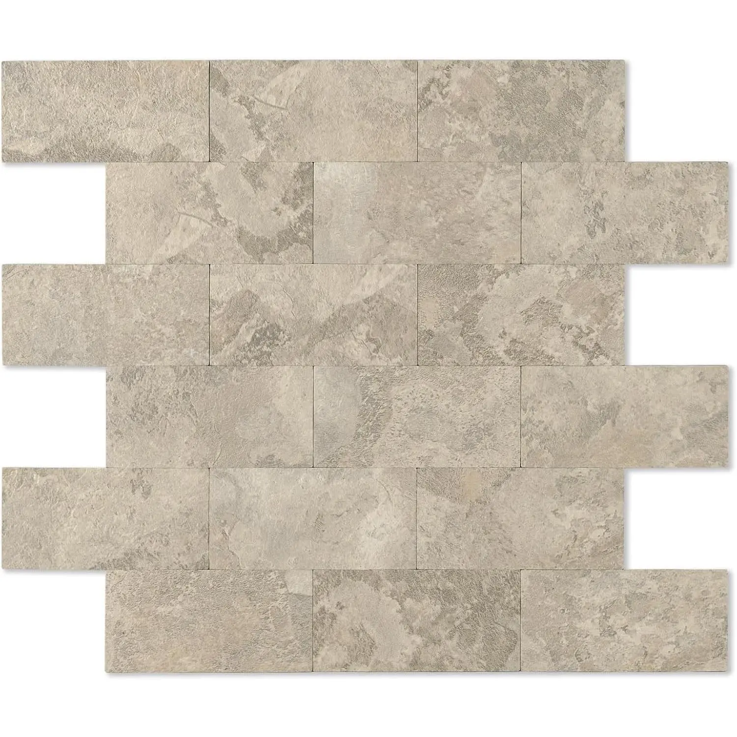 2026 New Upgrade Peel and Stick Backsplash Tile, Peel and Stick 11.34" X 11.57" Wall Tile for Kitchen, Bathroom, Fireplace, Laundry (Beige Ecru, 20 Packs)