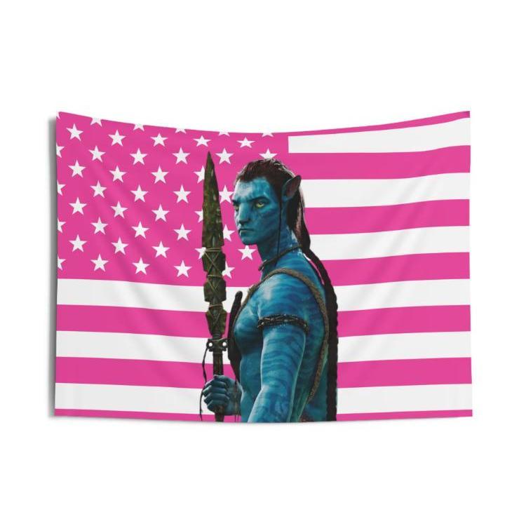 Jlakle Slullly Talpesltries, Jlake Slul.ly Pink Flag, Jalkle Sllullly Avatar Indoor Wall Tapestries