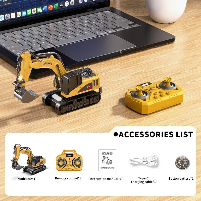 Remote Control Forklift and Crane Toy, APP Controlled Lights and Sounds, Ideal Building Vehicle Toy for Kids Aged 6+, Perfect Birthday Gift