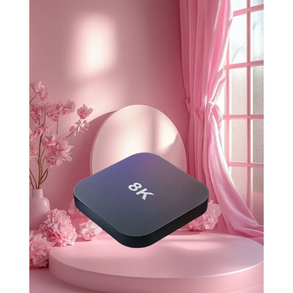 8K TV Box 128MB RAM WiFi Bluetooth Digital or Voice Remote Streaming Player 480p Output