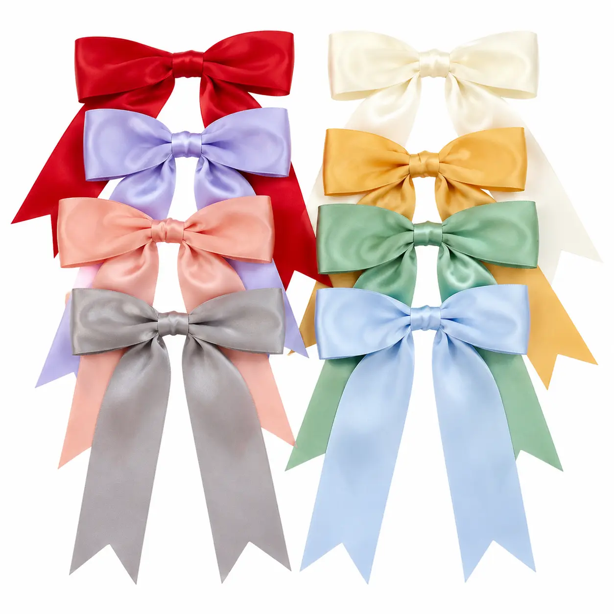 Extra-Large Hand-Tied Polyester Ribbon Bow for Gifts, Korean-Inspired Streamer Decoration with Elegant One-Loop Knot Design, Includes Premium Gift Box for Festive Packaging and Gifting